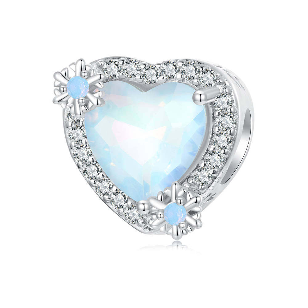 Charm Amor Hielo Y Nieve Plata Regalos De Navidad - soufeeles