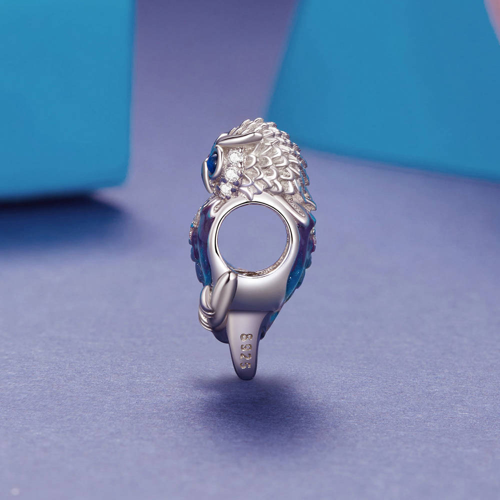 Charm Búho Mágico Plata Regalos De Navidad - soufeeles