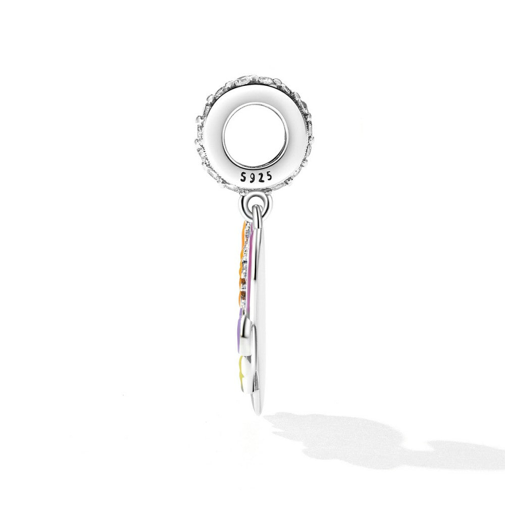 buona giornata con ciondolo pendente a cuore in argento sterling 925 yb2532