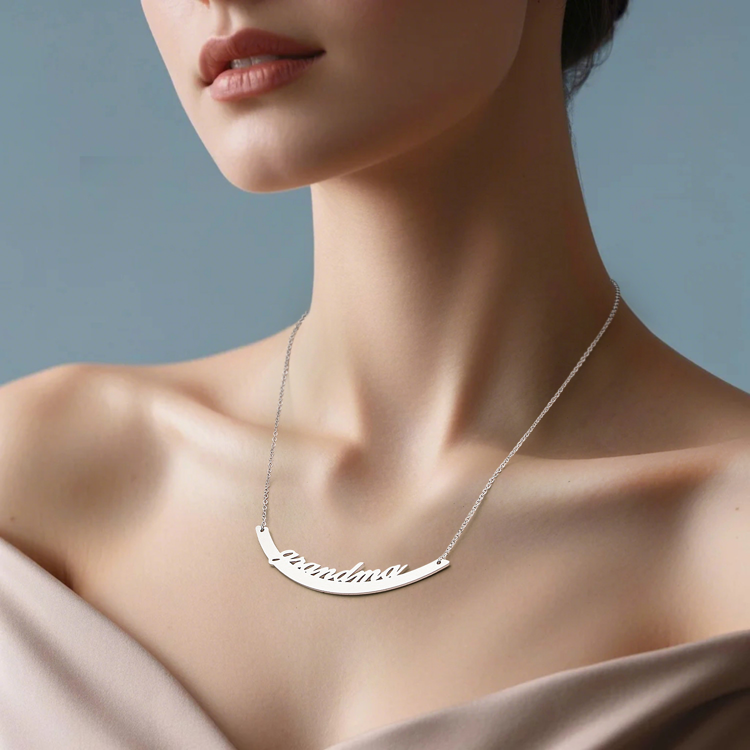 Collar Con Nombre Personalizado Para Familia, Colgante Con Colgantes De 1 A 7 Nombres, Regalo Para Abuela O Para El Día De La Madre. - soufeeles