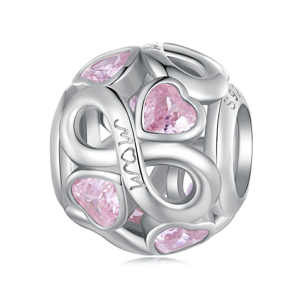 ciondolo eterno amore materno regali per la festa della mamma in argento sterling 925 xs2002