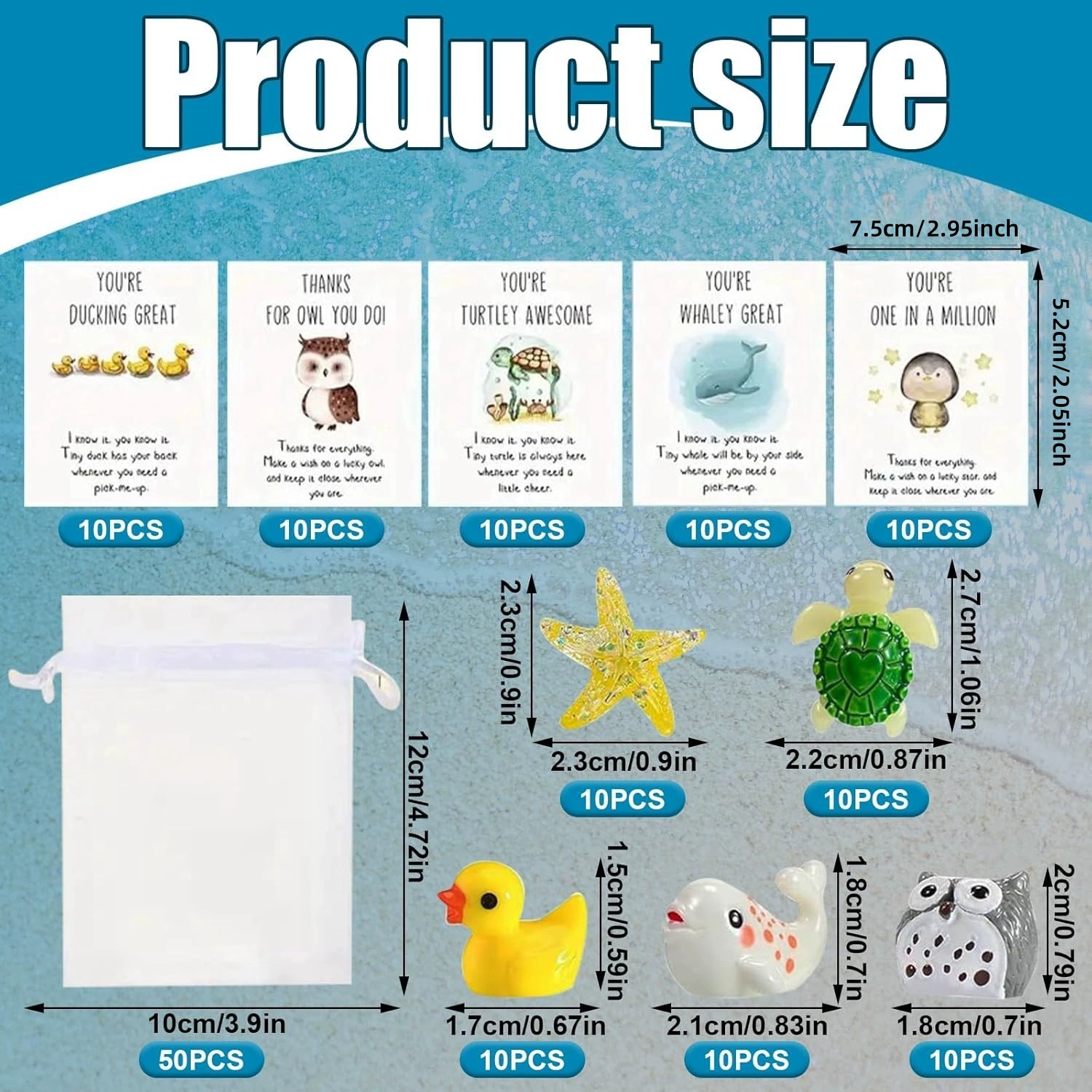 Regalo De Agradecimiento A Los Empleados Para Colegas, Gracias, Juegos De Palabras Con Animales, Tarjetas De Notas Motivacionales, Regalos De Bolsillo Para Oficina - soufeeles