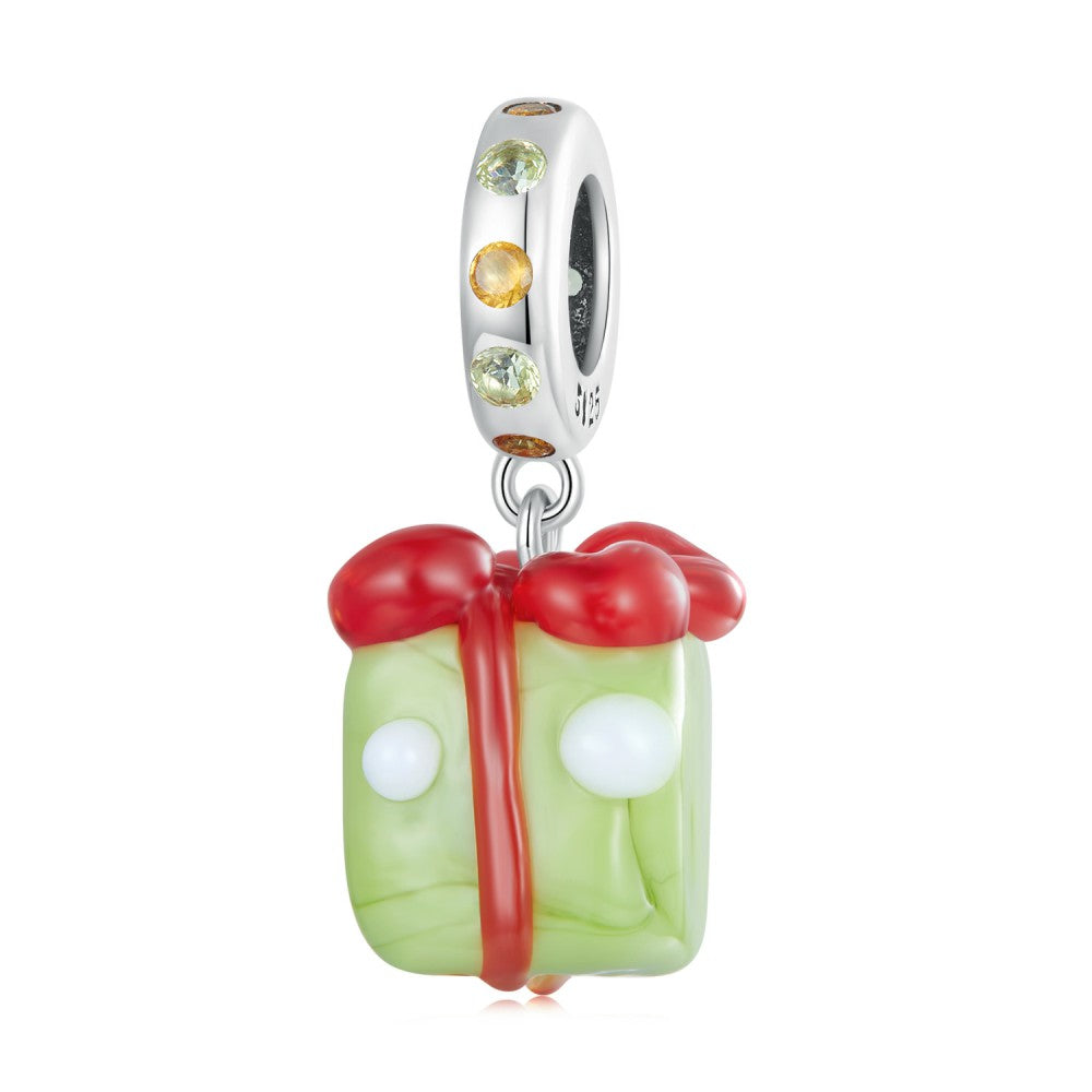 ciondolo regalo di Natale in argento sterling 925 yb2418