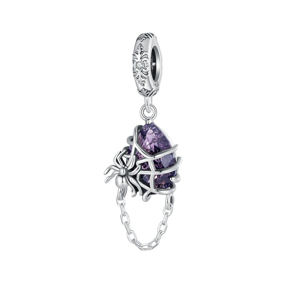 ciondolo pendente ragno in argento sterling 925 yb2312