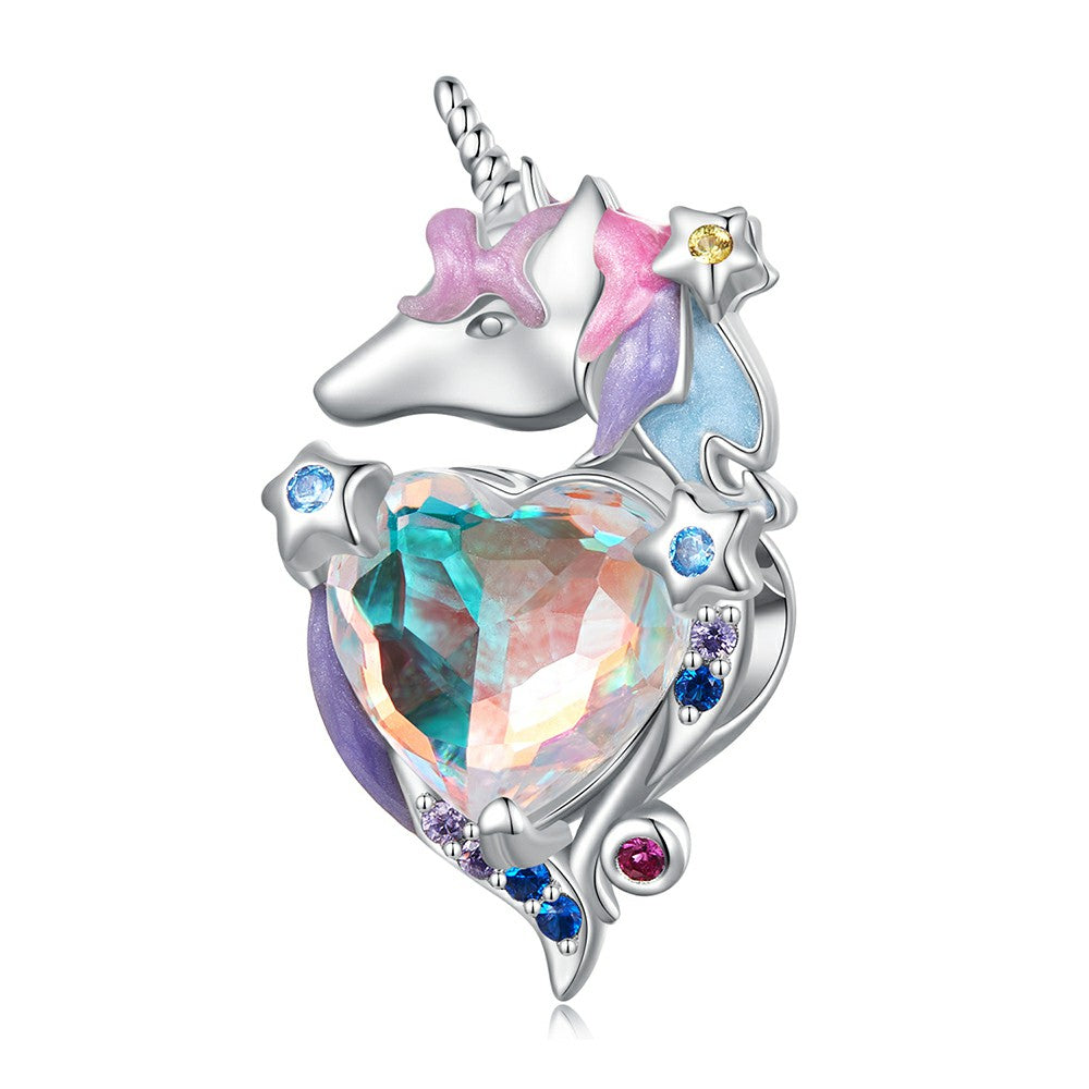ciondolo fantasy unicorno in argento sterling 925 xs1994