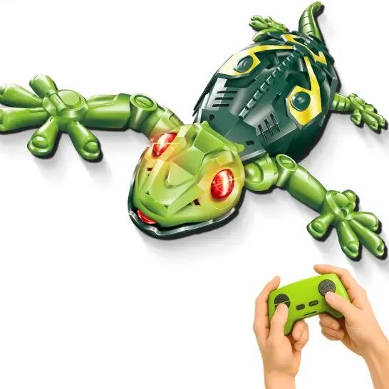 Gecko Trepamuros, Juguete De Control Remoto, Lagarto Eléctrico Con Ojos Led Brillantes, Giro De 360°, Juguete De Animales, Divertido Juguete De Interior, Idea De Regalo, Juguete Para Fiestas, Regalos Geniales, Diversión Familiar - soufeeles