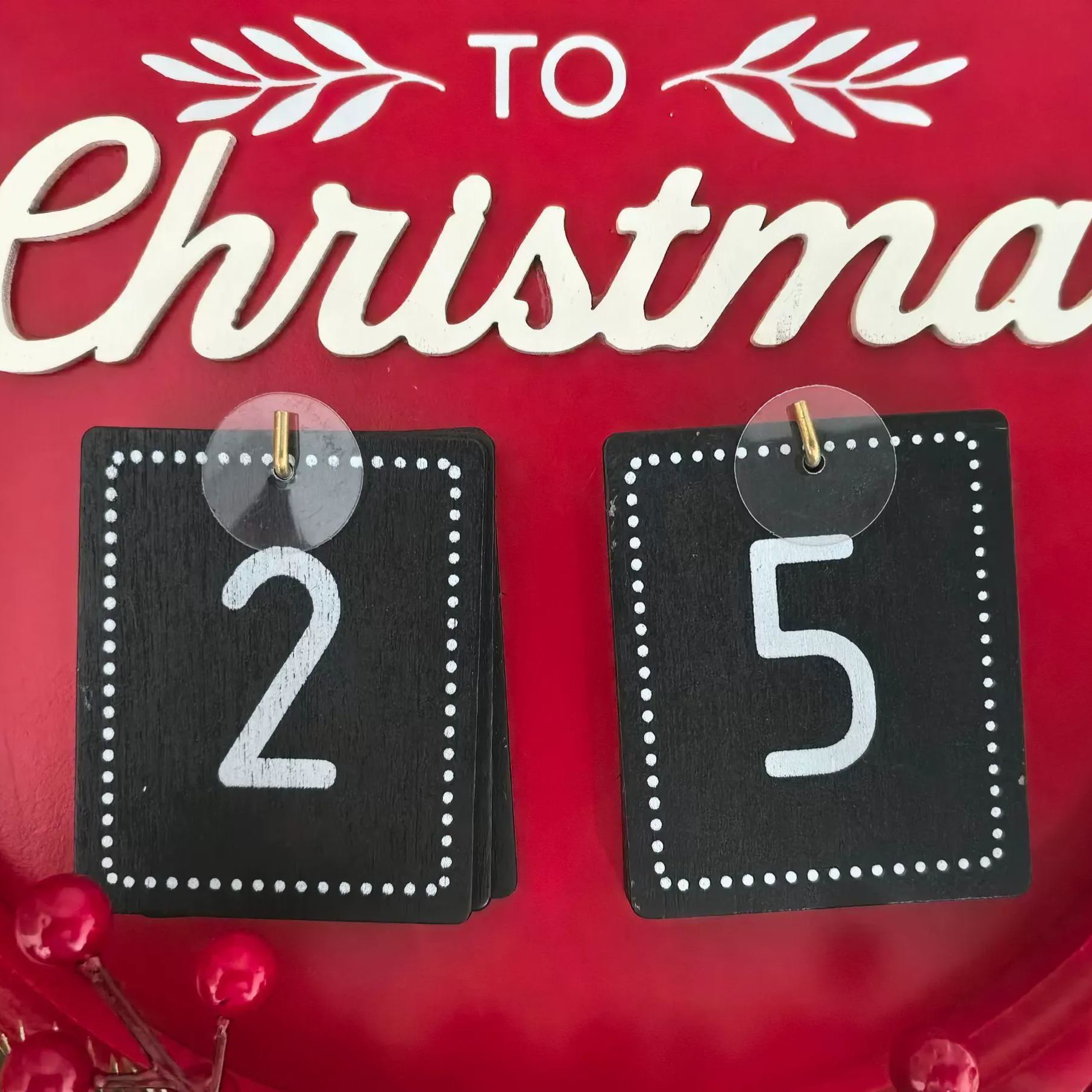 Calendario De Cuenta Regresiva Para Navidad Señales Días Hasta Que Papá Noel Llegue Regalos De Navidad - soufeeles