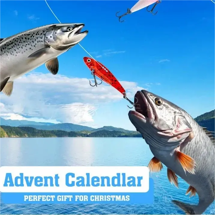 Caja Ciega Para Equipo De Pesca, Calendario De Cuenta Regresiva, Regalo Sorpresa Para Pescadores - soufeeles