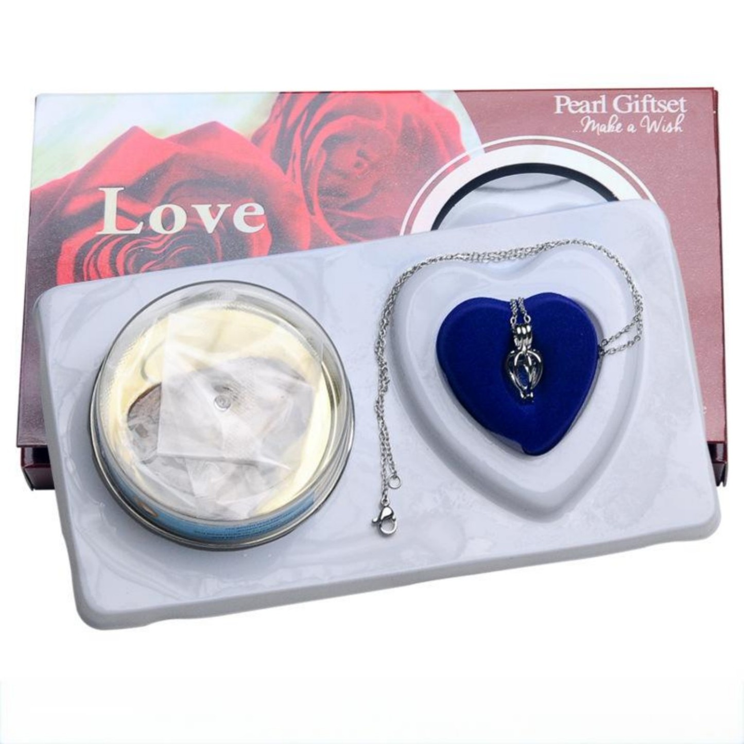 Collar De Perlas, Ostra De Perlas, Caja Ciega De Apertura Automática, Collar De Perlas, Colgante De Perlas, Regalo Sorpresa - soufeeles