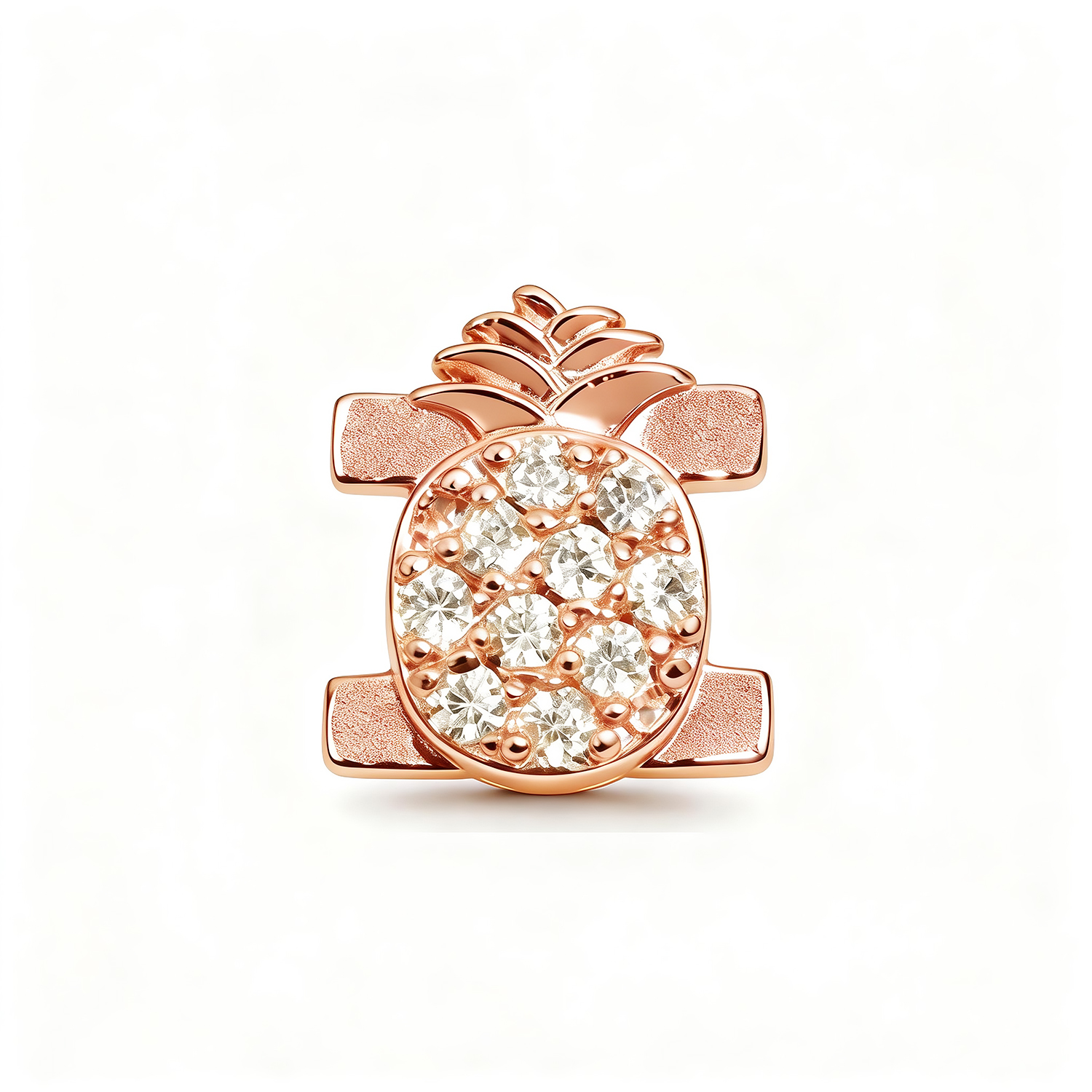 Breloque Ananas - Or Rose - soufeelfr