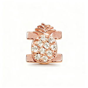 Breloque Ananas - Or Rose