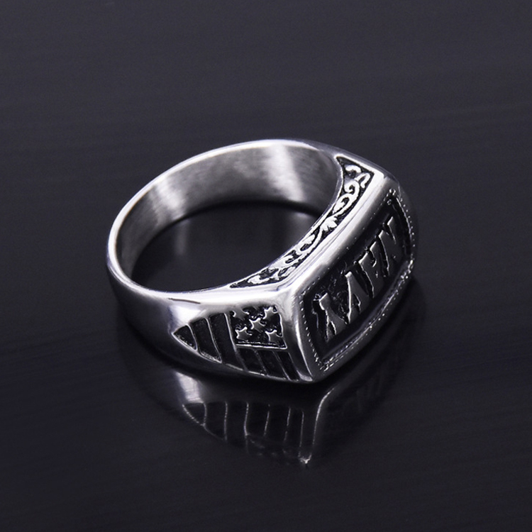 Bague Homme Punk Marine Bague Sculptée Cadeau Pour Petit Ami - soufeelfr