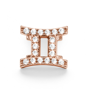 Breloque Gémeaux - Or Rose