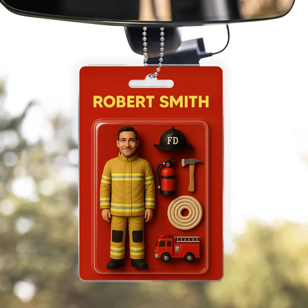 Pack De Figurines D'action À Effet 3d Personnalisé, Emballage De Boîte À Jouets, Cadeau Artistique, Cintre De Voiture En Acrylique Personnalisé, Cadeau Pour Papa