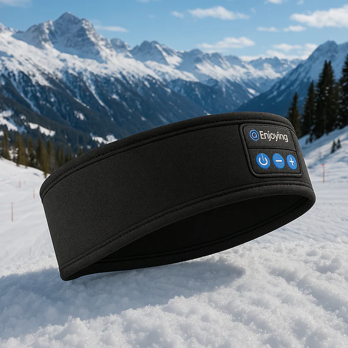 Bandeau Musical Bluetooth Sans Fil, Foulard De Sport Et De Sommeil, Écouteurs De Sport Rechargeables, Couvre-chef De Ski - soufeelfr