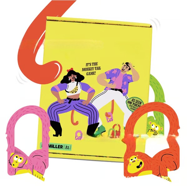 Le Jeu De La Queue De Singe : Jeux De Société, Cadeaux Amusants Pour Les Amis - soufeelfr