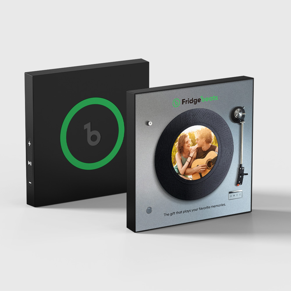 Aimant De Réfrigérateur De Chanson Personnalisée Avec Photo Prenant En Charge Les Cadeaux De Fonctionnalité Nfc Pour Hommes