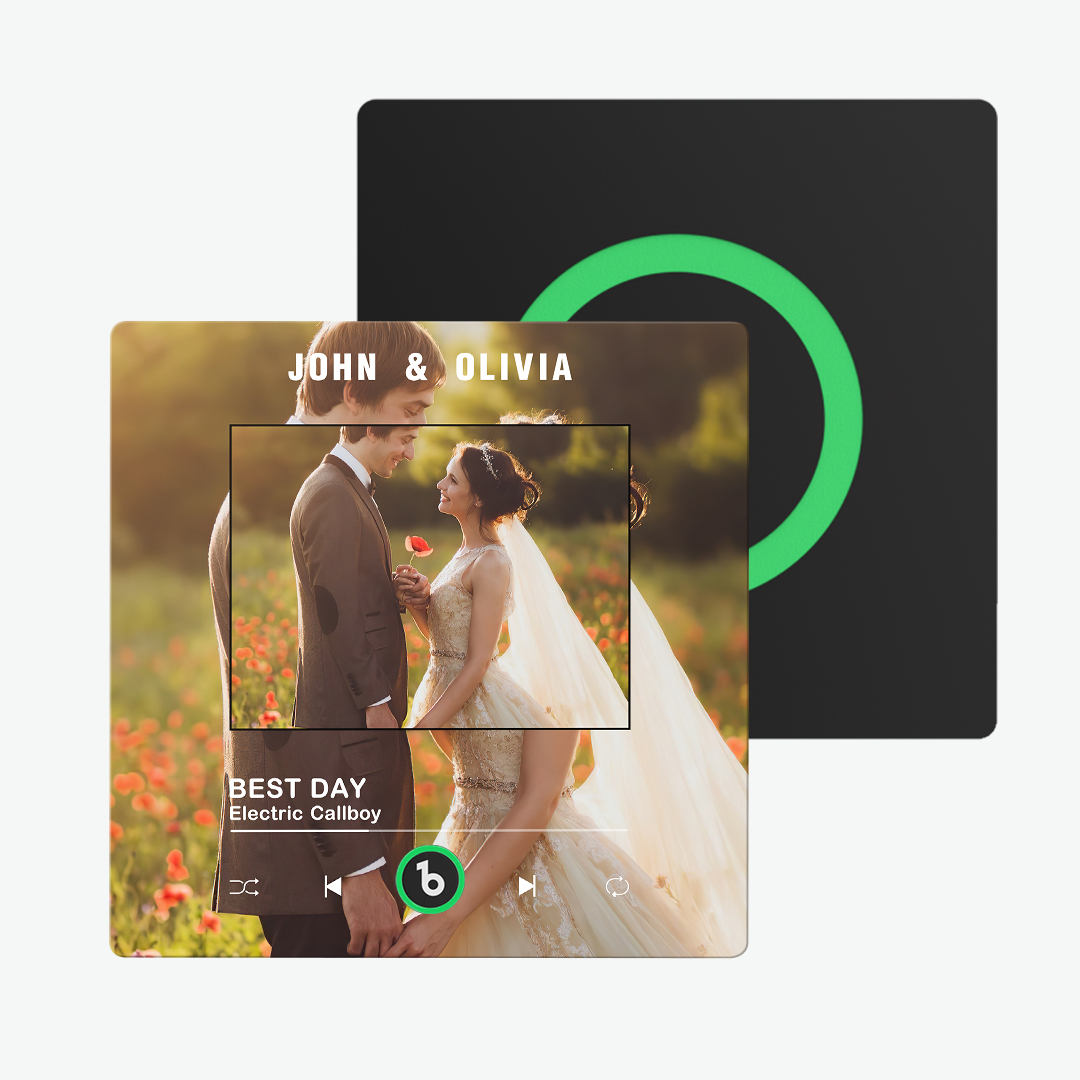 Aimant De Réfrigérateur De Musique Personnalisé, Nouveau Album De Mise à Niveau 4.0, Aimant De Réfrigérateur, Cadeaux De Mariage Colorés - soufeelfr