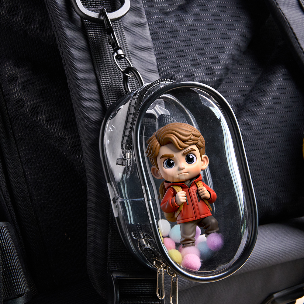 Porte-clés Personnalisé En Mini-figurine 3d Transformez Votre Photo En Breloque De Sac À Dos Personnalisée - soufeelfr