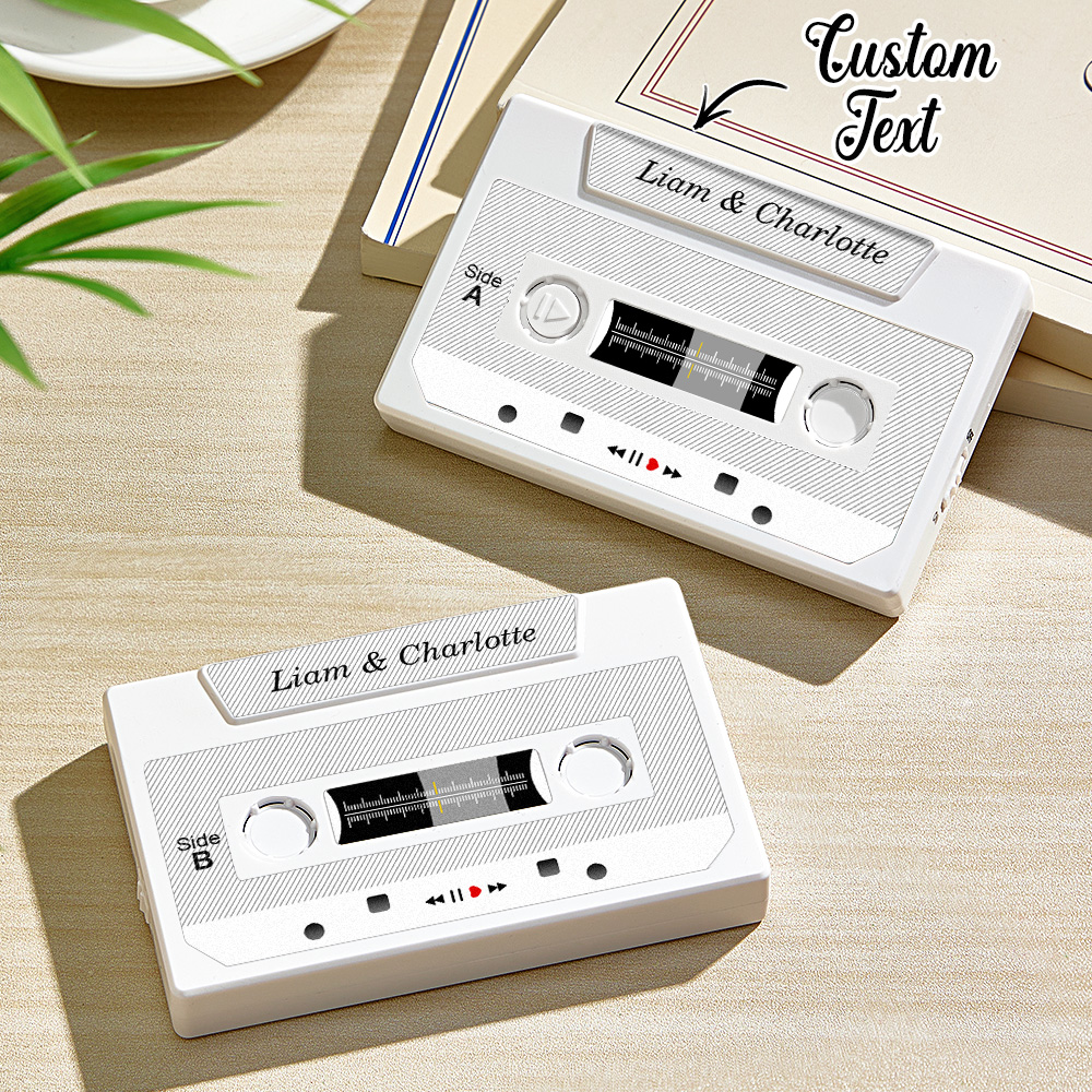 Personnalisé Vintage Enregistrable Cassette Phonographe Boîte À Musique Carte D’anniversaire Souhait Cadeau De Noël Anniversaire Cadeau D’anniversaire Pour Bestie - soufeelfr