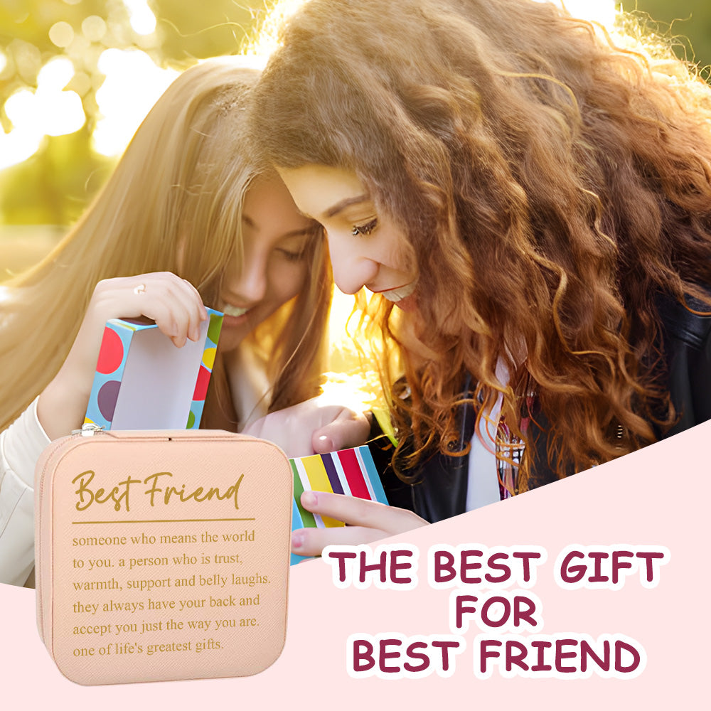 Boîte À Bijoux Personnalisée, Organisateur De Bijoux Personnalisé, Cadeau De Rangement Pour Meilleur Ami - soufeelfr