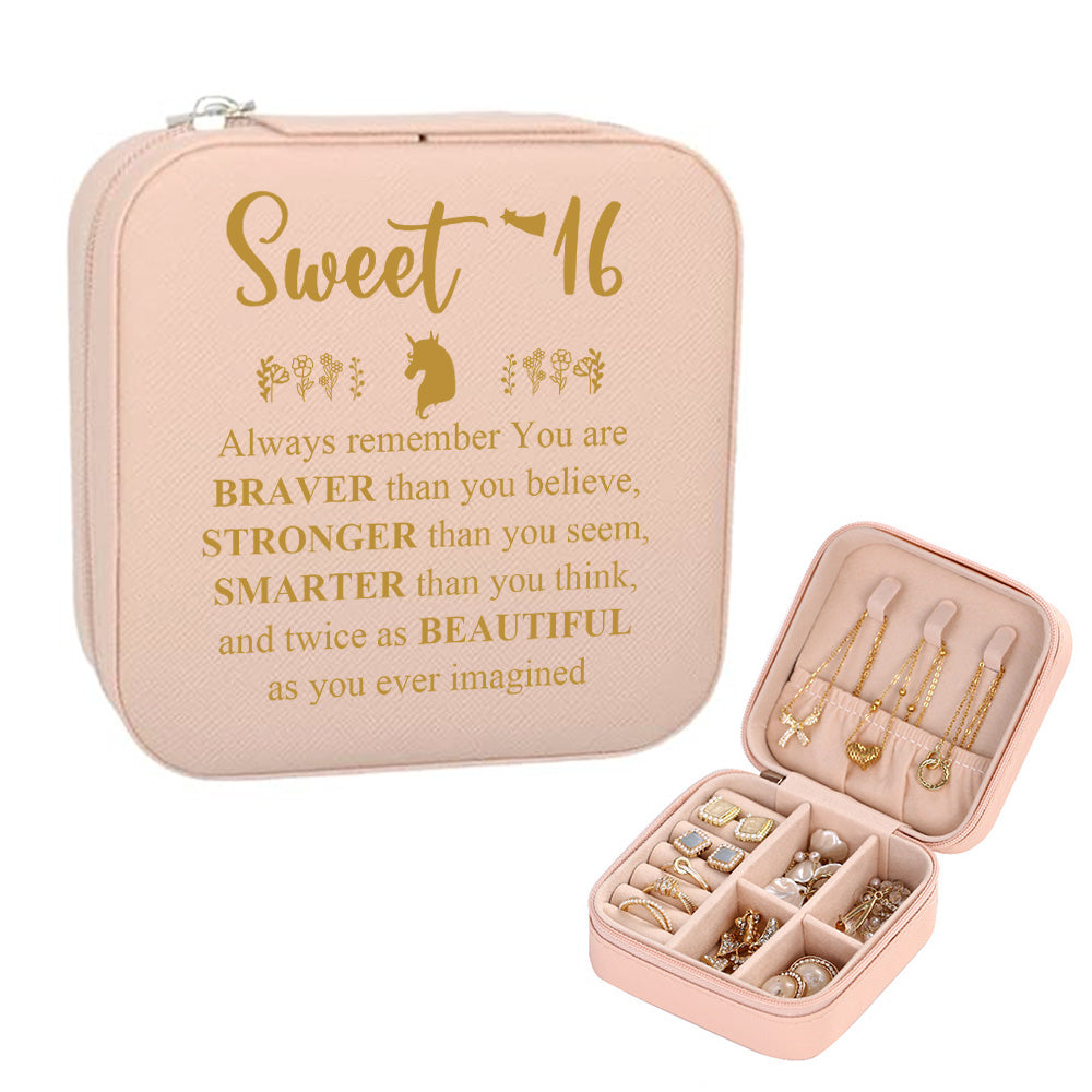 Boîte À Bijoux Personnalisée, Organisateur De Bijoux Personnalisé, Cadeau De Rangement Pour Elle - soufeelfr