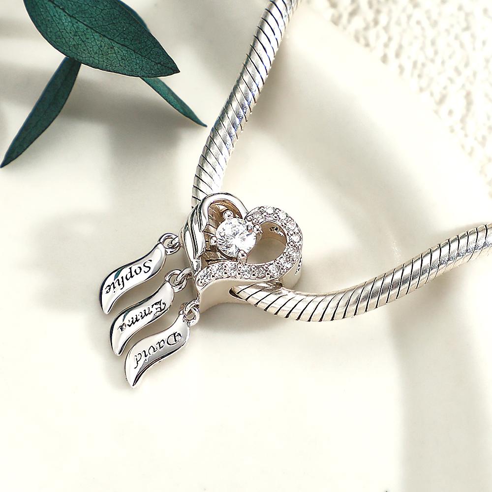 Charme Personnalisé Avec Nom En Forme De Cœur, Attrape-rêves, Cadeau Unique - soufeelfr