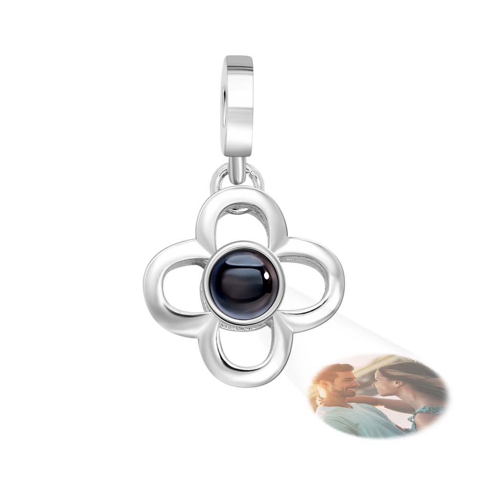 Cadeau De Balançoire De Trèfle À Quatre Feuilles De Charme De Projection Personnalisé - soufeelfr