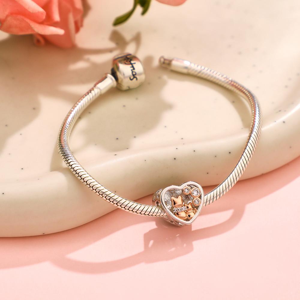 Breloque Photo Personnalisée, Cadeau D'amour Mignon En Forme De Cœur Pour Animal De Compagnie - soufeelfr