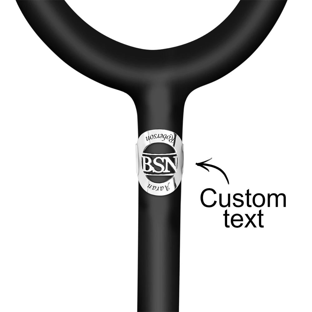Étiquette De Nom De Stéthoscope De Nom Creux Réglable Pour Le Médecin - soufeelfr