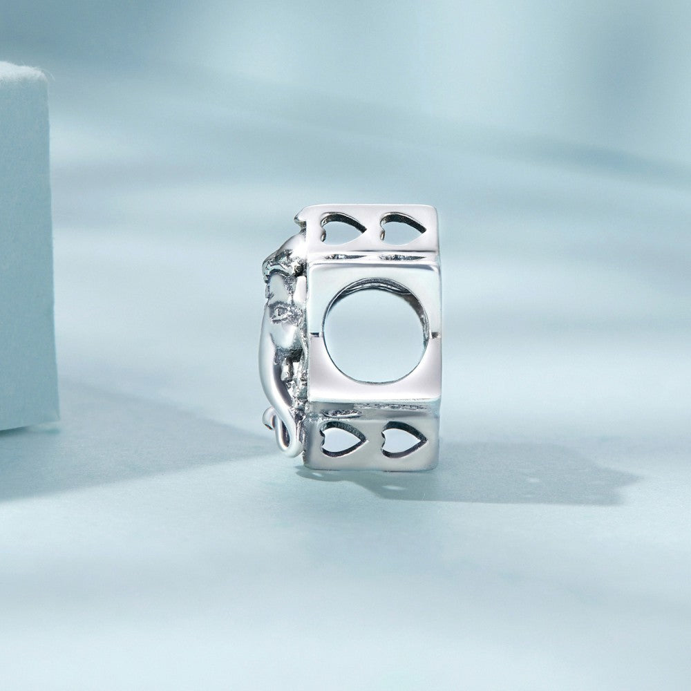 Charme Indien Ganesha 925 Argent Sterling Fj1439