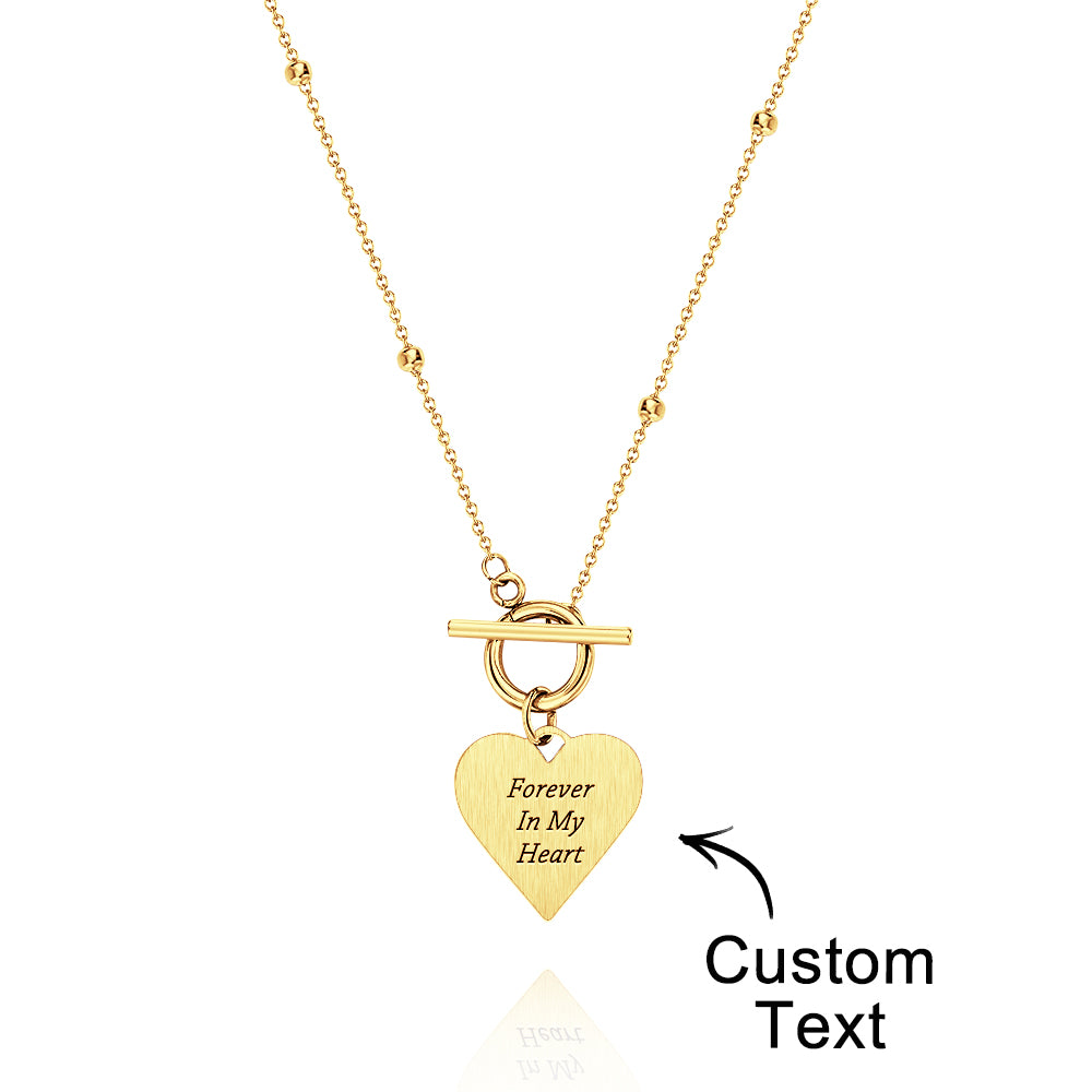 Collier Texte Personnalisé Collier Touche D'amour Pour Elle - soufeelfr