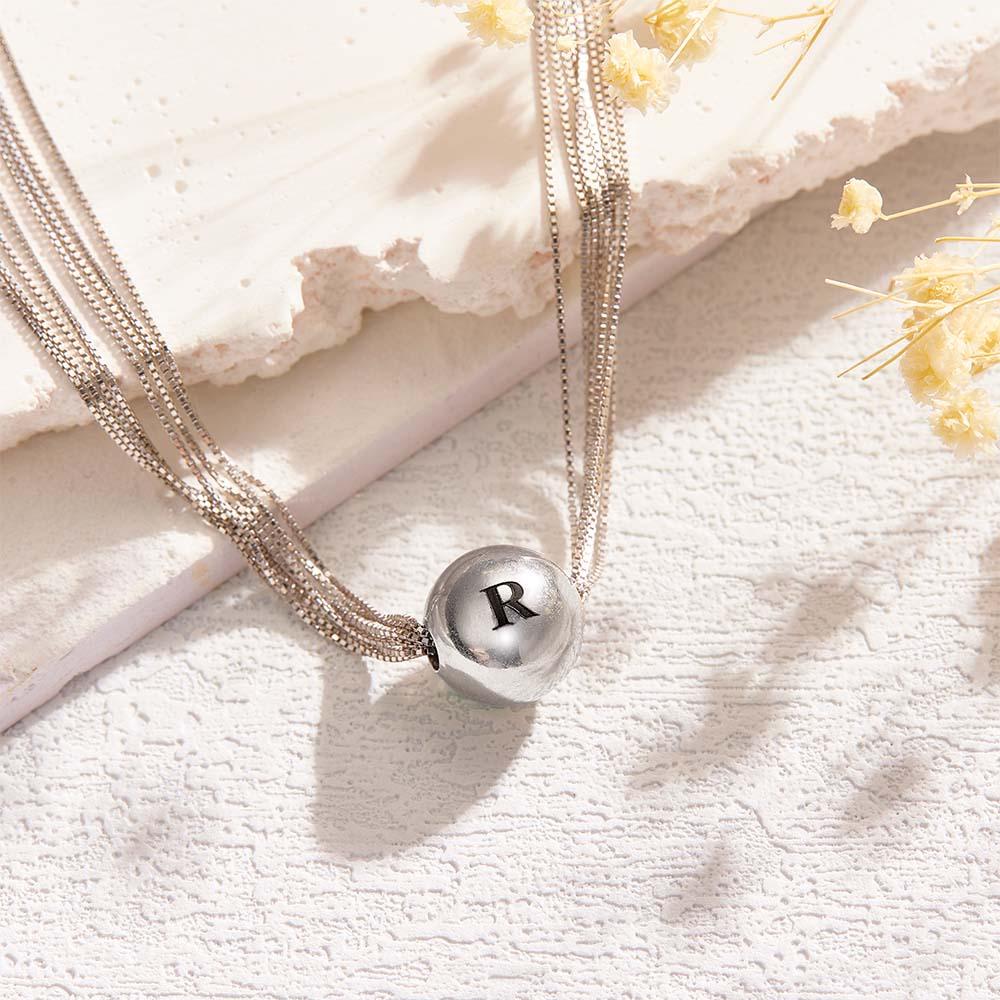 Collier Gravé Personnalisé, Chaîne Unique, Cadeau Créatif - soufeelfr