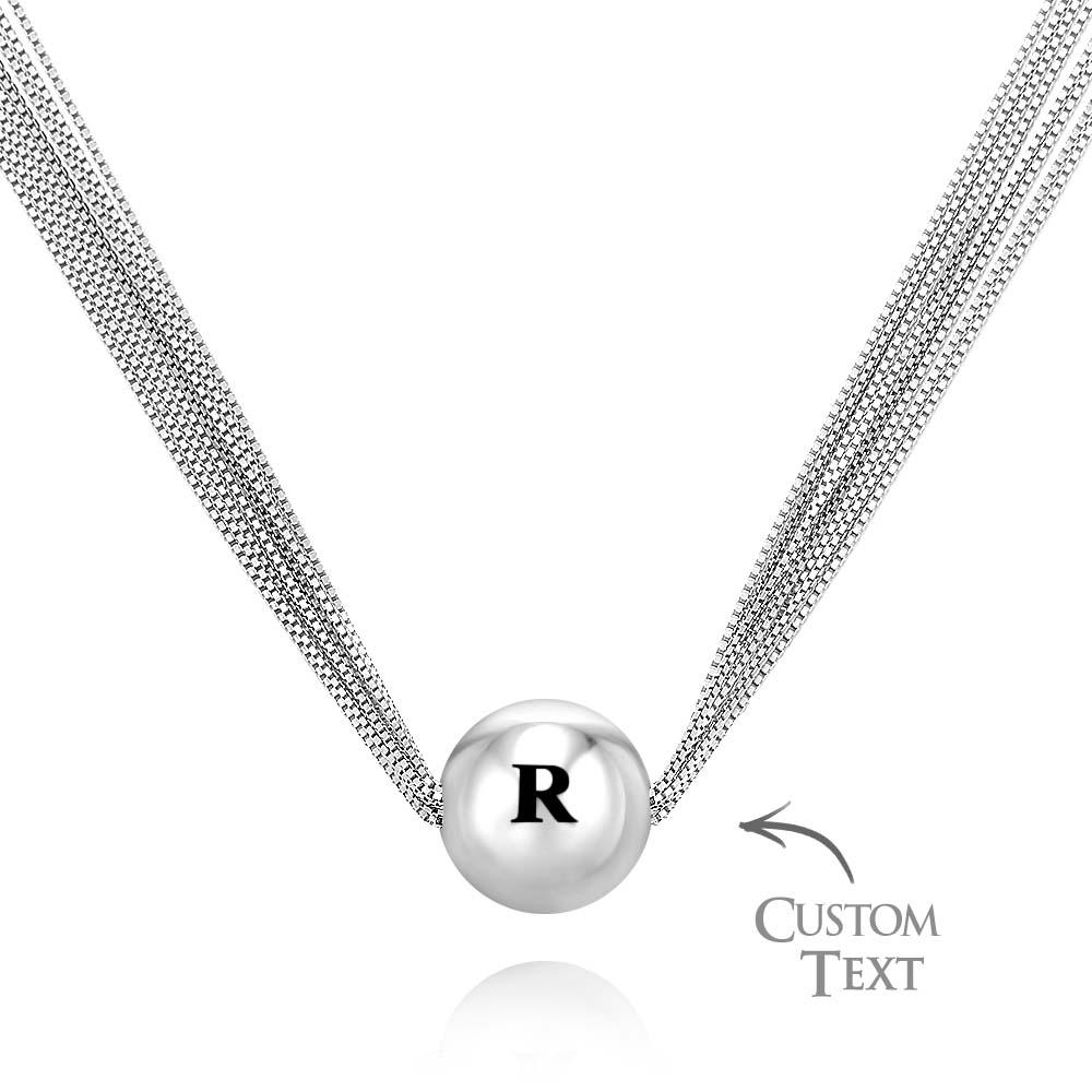 Collier Gravé Personnalisé, Chaîne Unique, Cadeau Créatif - soufeelfr