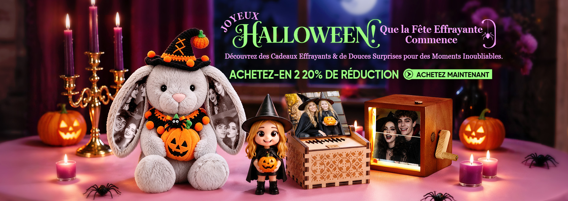 Célébrez Halloween avec des cadeaux effrayant...