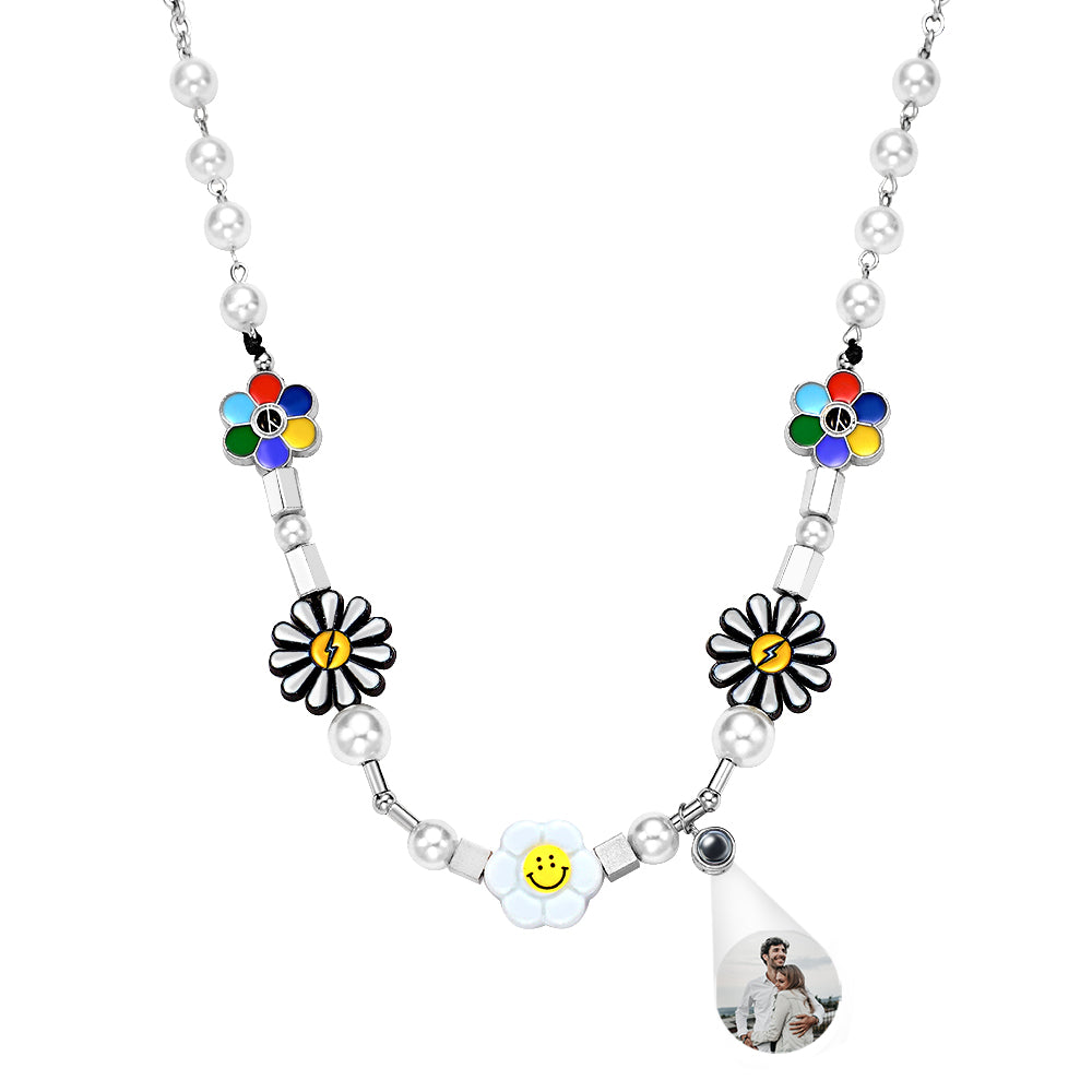 Collier De Projection Personnalisé Daisy Smile Cadeau Coloré Drôle - soufeelfr