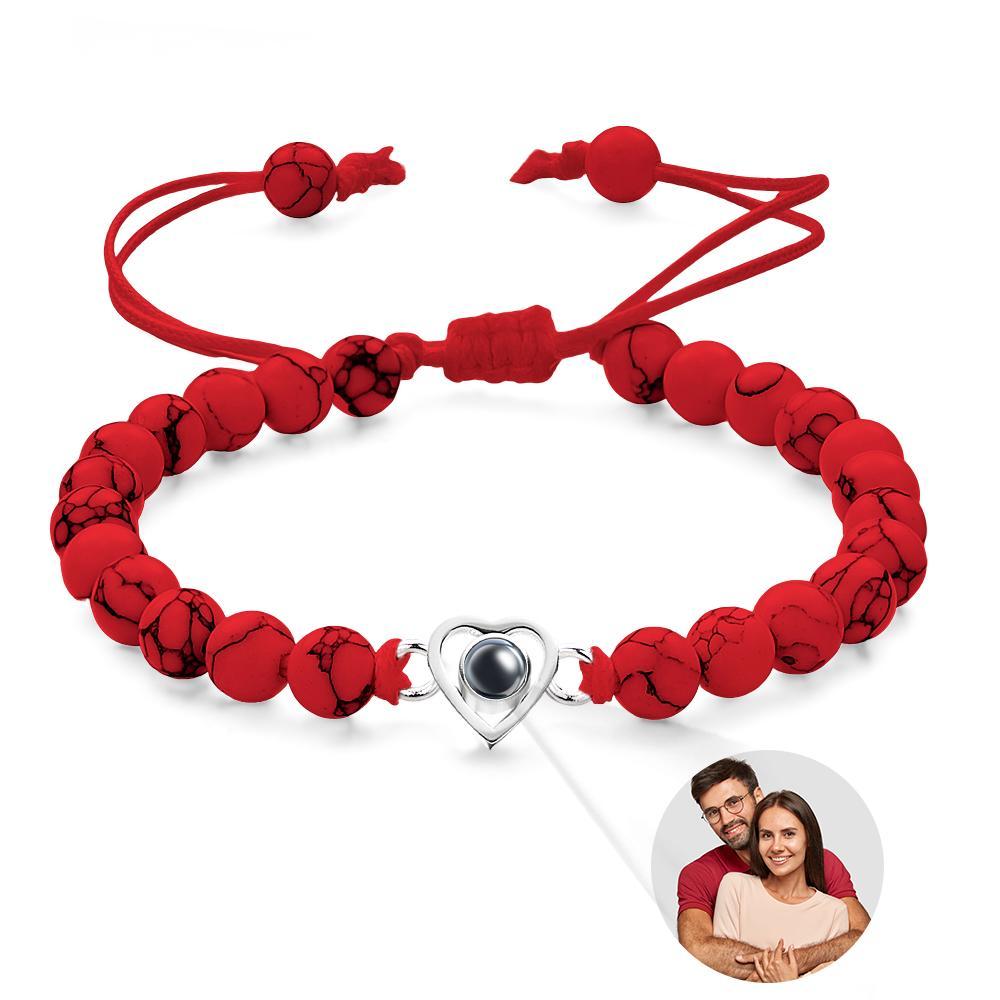 Bracelet De Projection Personnalisé, Cadeau De Couple Romantique Unique - soufeelfr