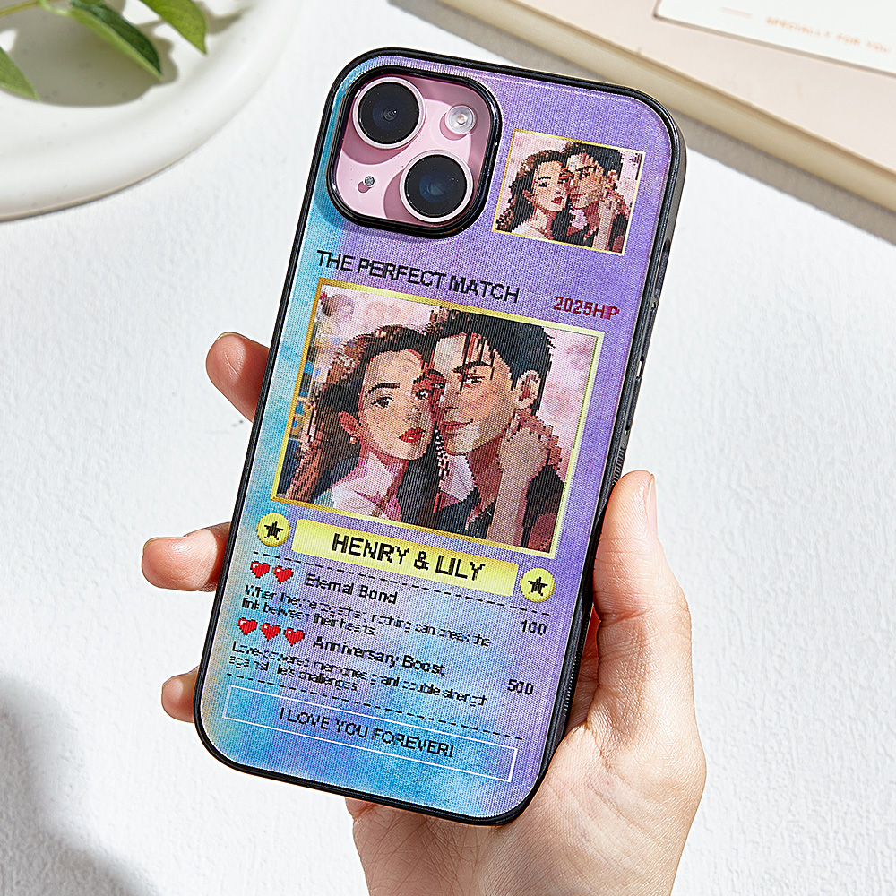 Coque De Téléphone Personnalisée Lenticulaire Avec Motif De Carte Pokémon, 3 Photos À Télécharger, Style Dessin Animé, Cadeau Idéal Pour Lui - soufeelfr