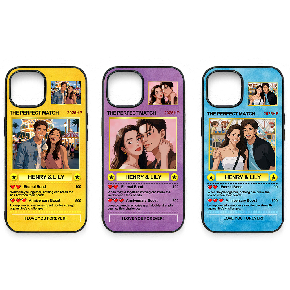 Coque De Téléphone Personnalisée Lenticulaire Avec Motif De Carte Pokémon, 3 Photos À Télécharger, Style Dessin Animé, Cadeau Idéal Pour Lui - soufeelfr