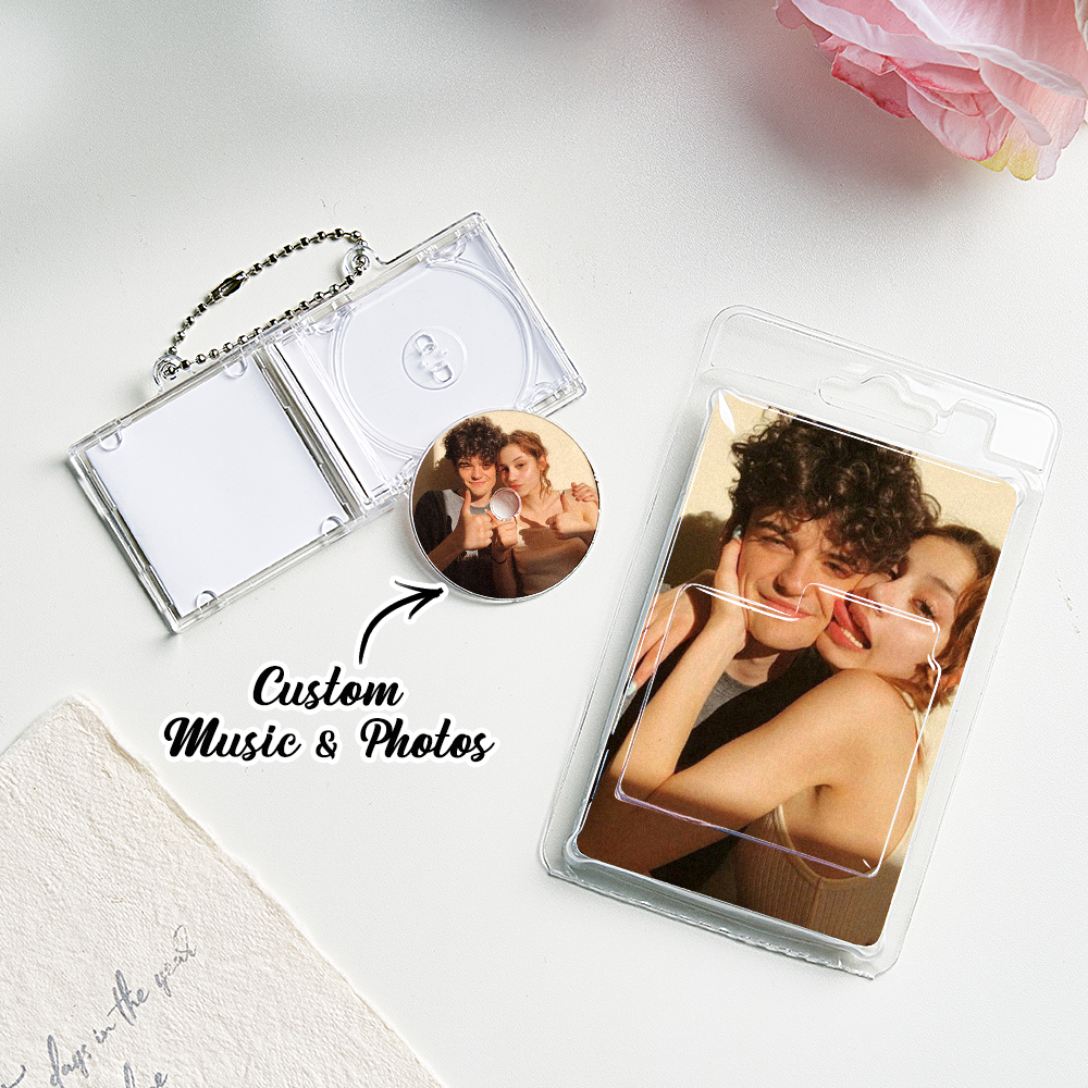 Porte-clés Nfc Personnalisé, Mini Album Cd Personnalisé Avec Emballage Cadeau Pour Mélomane - soufeelfr