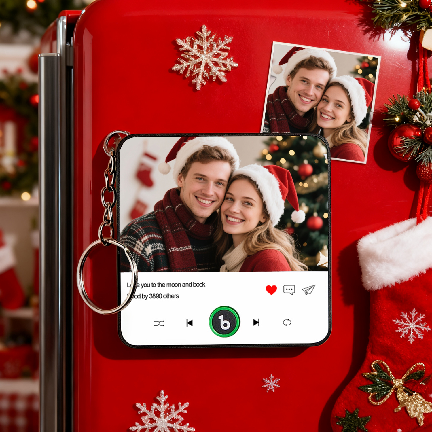 Porte-clés Musical Personnalisé Avec Photo Et Texte, Boîte À Musique, Bijou De Sac Qui Joue De La Musique Sans Téléphone Portable, Meilleur Cadeau Pour Elle