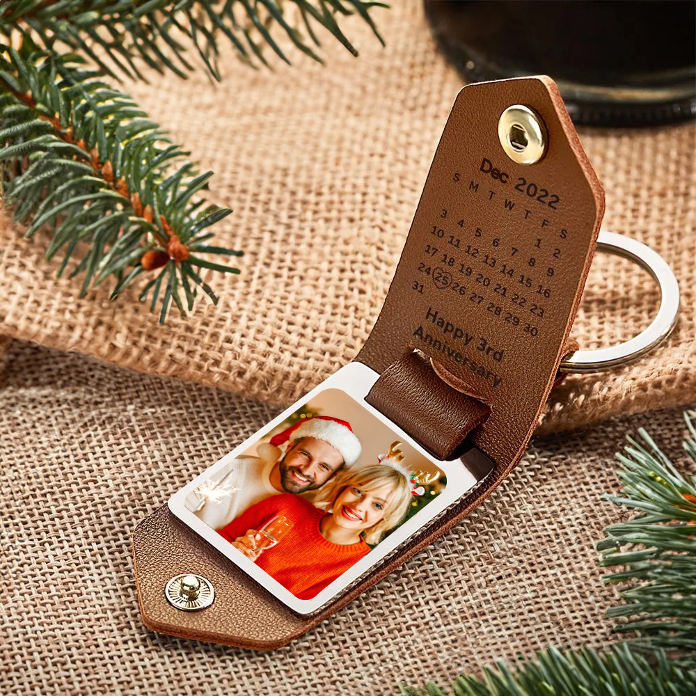 Conduisez En Toute Sécurité Calendrier Personnalisé Porte-clés Conception Unique Calendrier Cadeau De Noël - soufeelfr
