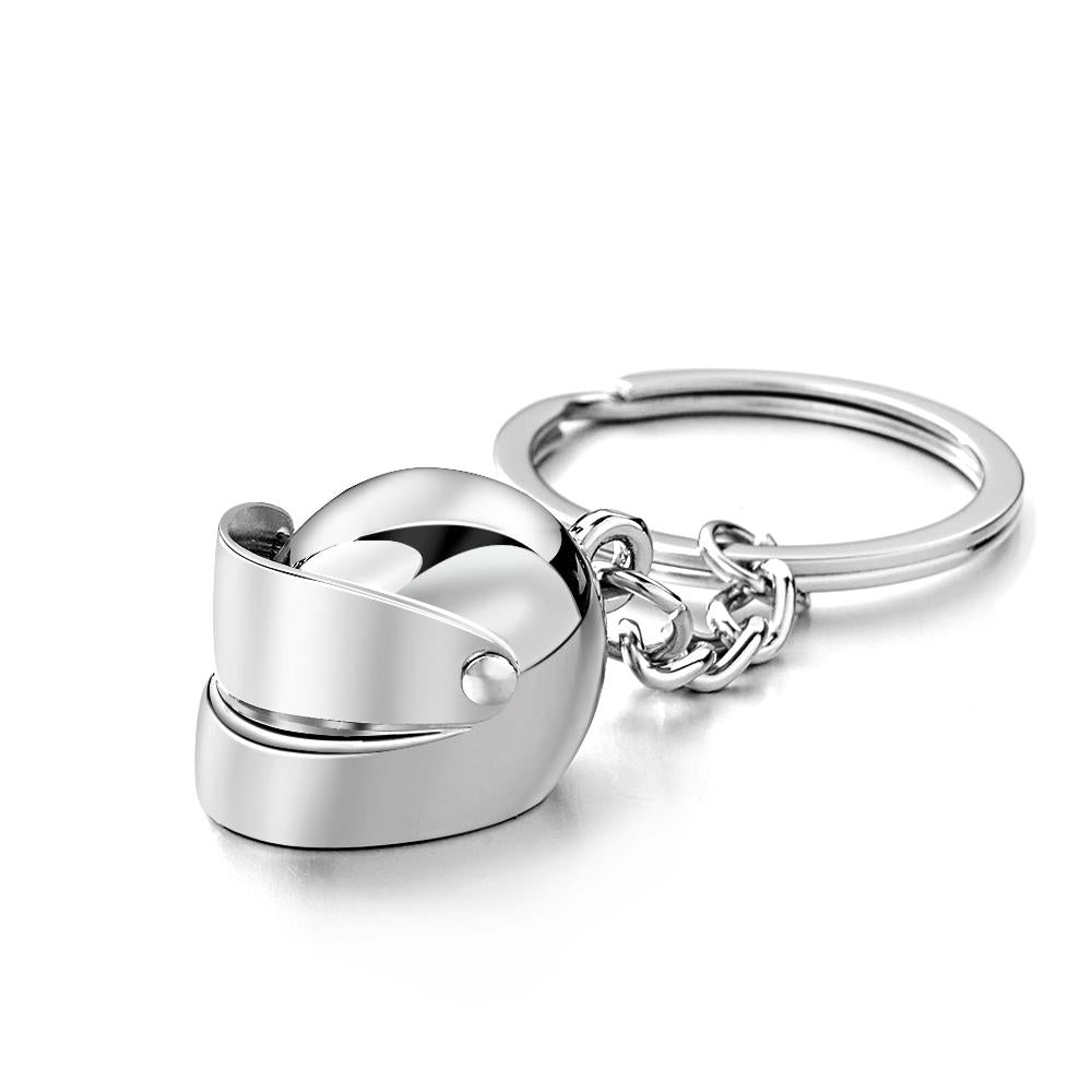 Porte-clés Monogramme Personnalisé Pour Casque De Moto, Cadeau D'anniversaire Pour La Fête Des Pères, Motard, Motocycliste, Papa, Petit Ami - soufeelfr