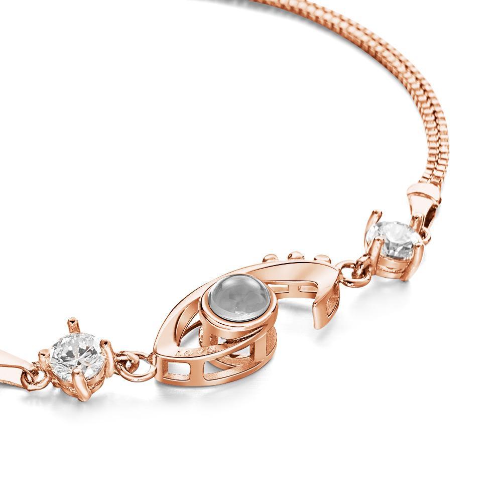 Bracelet De Projection De Photos, Cadeau Commémoratif, Personnalisé, À Breloques, Pour Femme, Meilleur Ami, Cadeau Pour Elle - soufeelfr