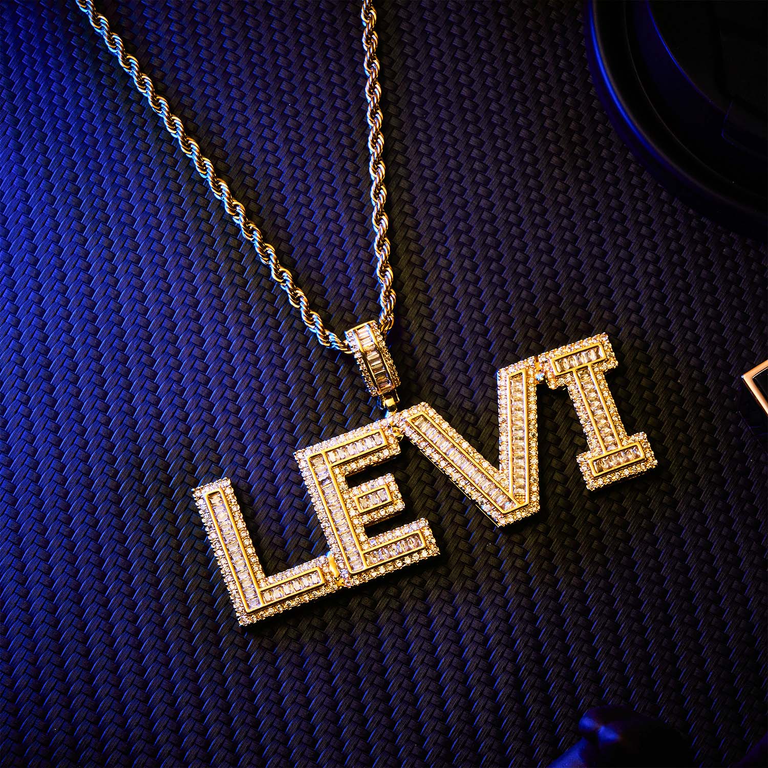 Collier Personnalisé Avec Nom, Style Hip-hop, Pendentif Personnalisé, Style Épais, Cadeau Pour Homme - soufeelfr