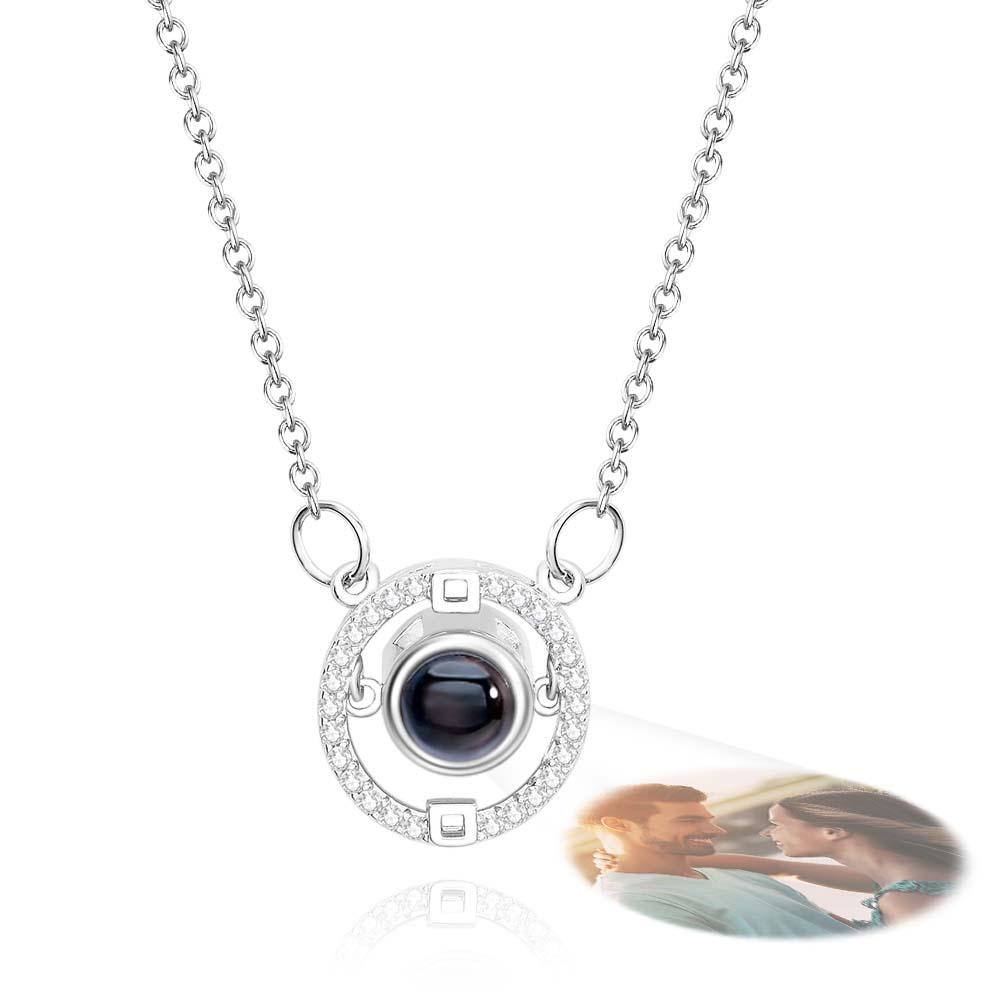 Collier De Projection Personnalisé, Style Classique, Cadeau De Mode Pour Elle - soufeelfr
