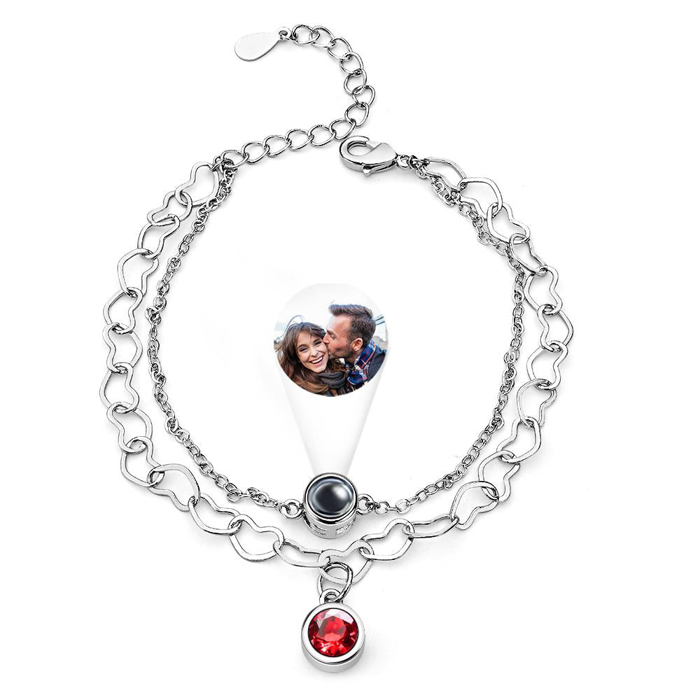 Bracelet De Projection Personnalisé Coeur Cadeau Créatif - soufeelfr