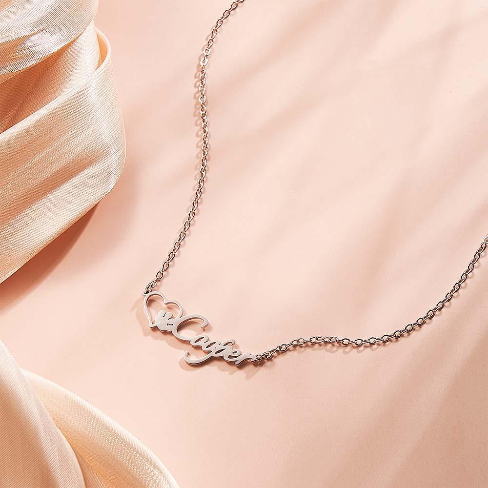 Collier Avec Nom Personnalisé Avec Patte De Chien, Cadeau Commémoratif Pour Animaux De Compagnie, Excellents Cadeaux Pour Les Amoureux Des Animaux De Compagnie - soufeelfr