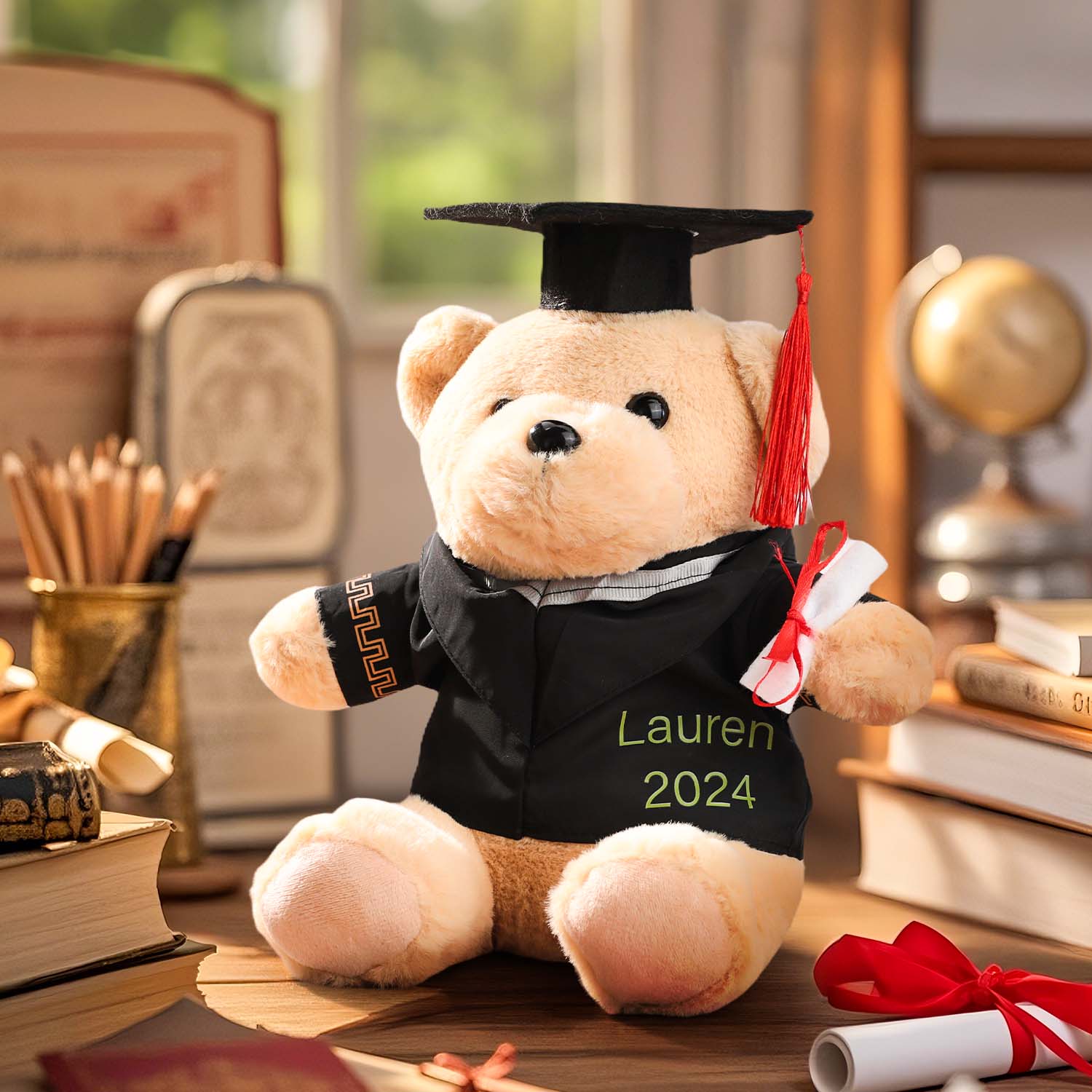 Ours En Peluche Personnalisé Pour Remise De Diplôme, Poupées Personnalisées, Cadeaux De Remise De Diplôme - soufeelfr