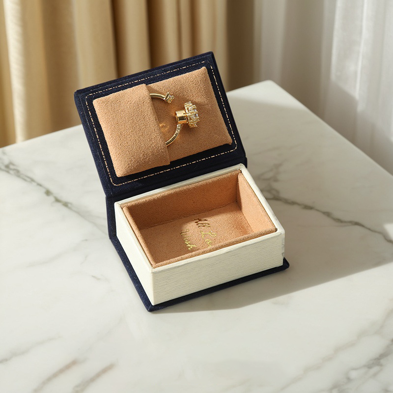 Boîte À Bijoux En Forme De Livre, Boîte À Bagues, Collier, Boîte-cadeau Multicolore, Cadeau Pour Amoureux Pour Elle (boîte Uniquement, Bijoux Non Inclus) - soufeelfr